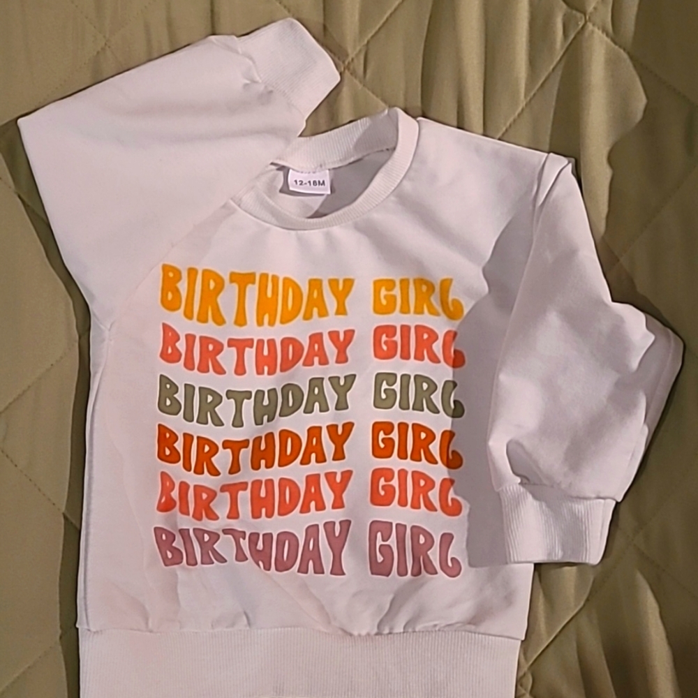 Infant Groovy Birthday Sweater